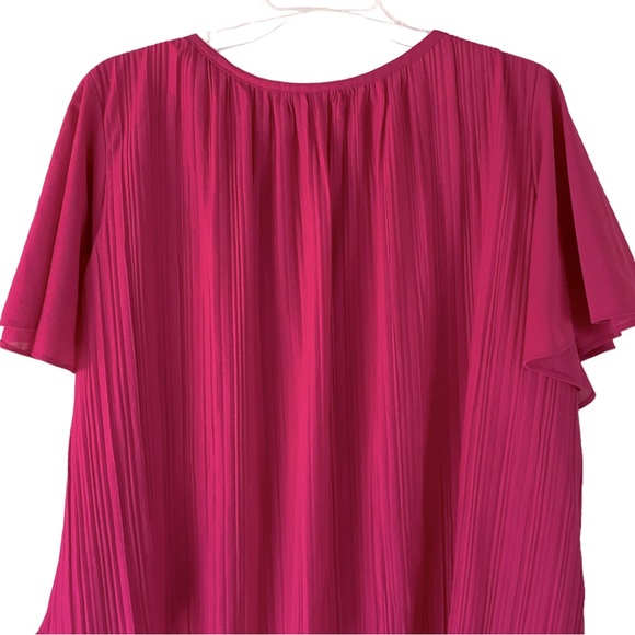 Sandi Dee Vintage Tiered Chiffon Dress 18W - Picture 9 of 10